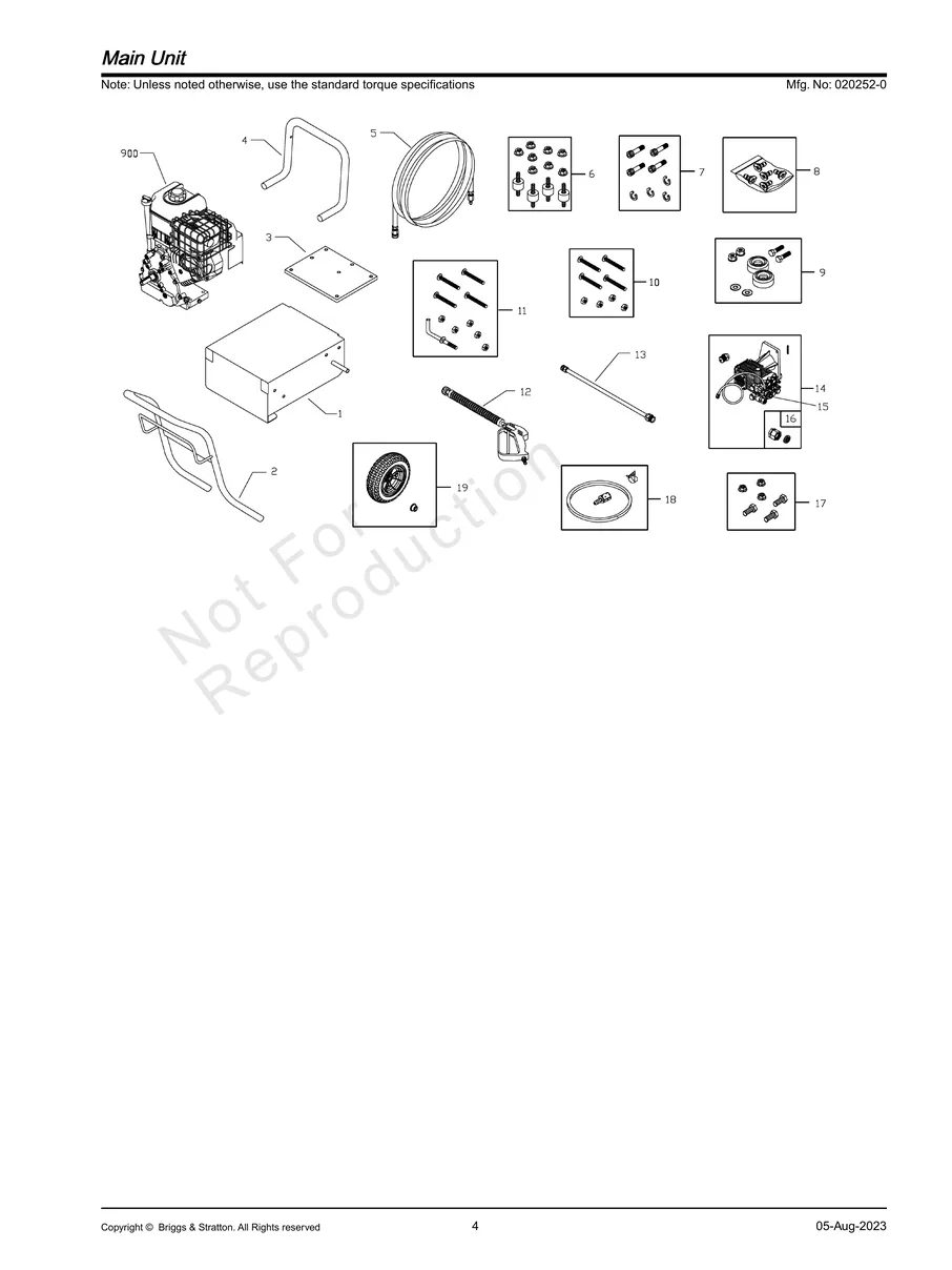 BRIGGS AND STRATTON, 020252-0, IPL.4